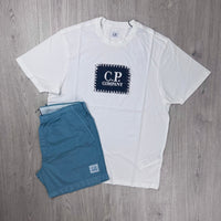 CP Company Summer Set — White / Zilverblauw