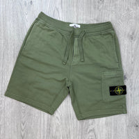 Stone Island Cargo Short — Laurel Green